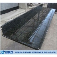 Black backsplash granite countertop Chinese black granite countertop